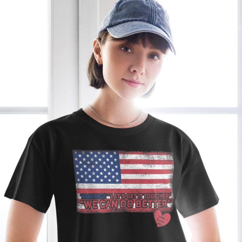 Women’s crop top Trump T-shirt Comfortable Trump Will Be Back Crop Top