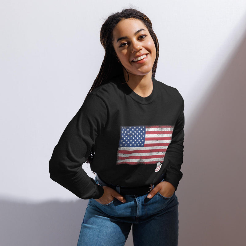 Trump America Trump Will Be Back Garment-dyed heavyweight long-sleeve shirt