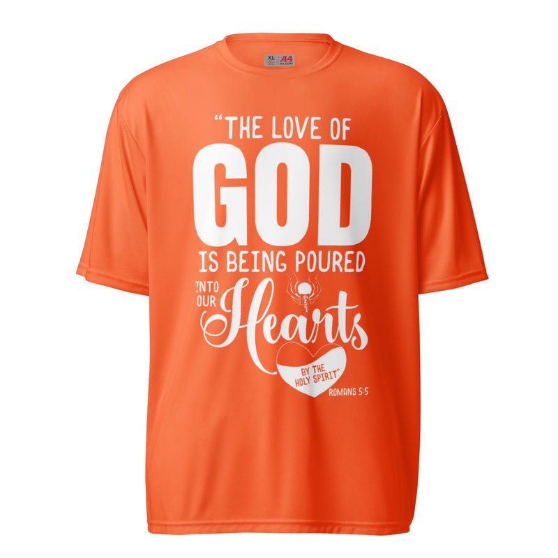 God’s love is poured in our hearts…Unisex staple eco t-shirt Comfortable Casual t-shirt Elegant Style