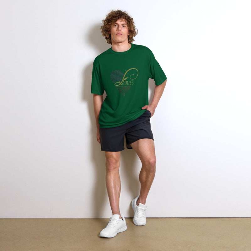 The Love Never Ends t-shirt Unisex Performance Crew Neck t-shirt Comfortable Stylish &Elegant